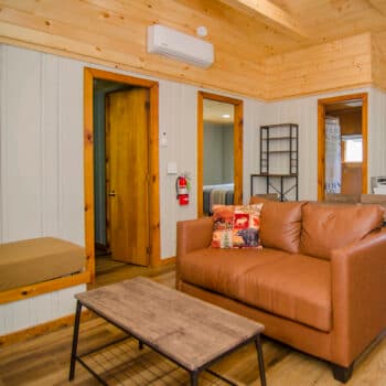 Cottage interior at Mountain Lake Cottages